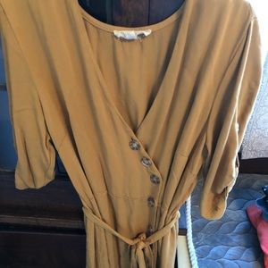 Mustard dress